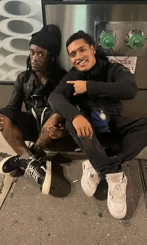 Lil Uzi Vert wearing Rick Owens suit