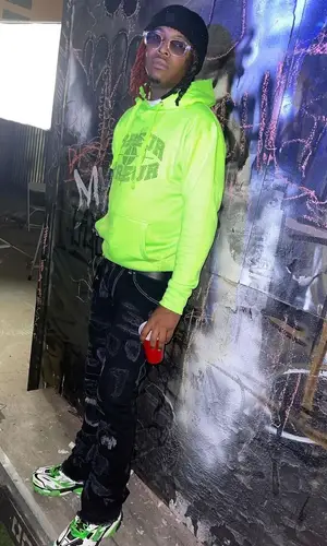 Lil Keed wearing Erreur hoody