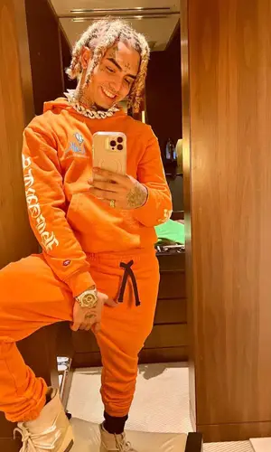 Lil Pump wearing Fear of God sneakers