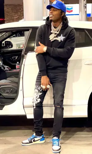 CJ So Cool wearing Amiri hoody