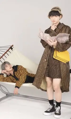 Soobin wearing Fendi hat