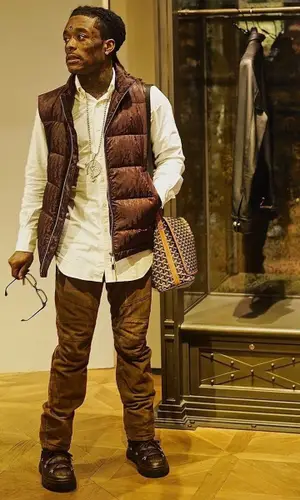 Lil Uzi Vert wearing Goyard bag