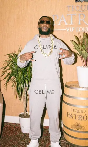 Gucci Mane wearing Celine hoody