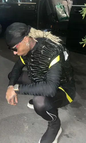Ronny J wearing Nike jacket