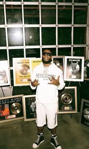 Gucci Mane wearing Missoni hoody