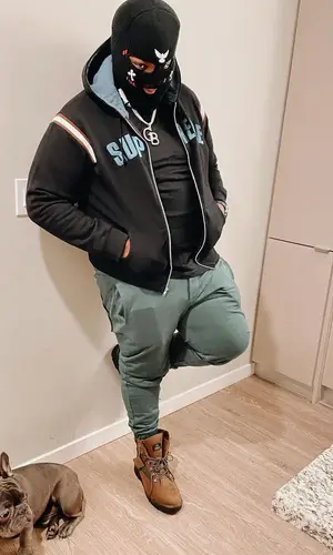 Peezy wearing Timberland boots