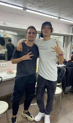 OG Buda wearing Never Tired pants