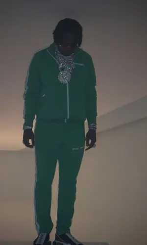 EST Gee wearing Palm Angels pants