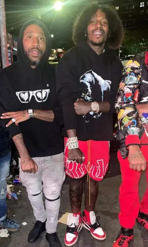 Sauce Walka wearing Vlone hoody