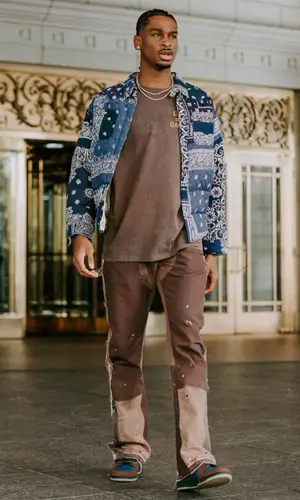 Shai wearing Gallery Dept. t-shirt