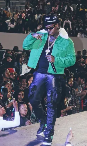 Gunna wearing Rick Owens jersey