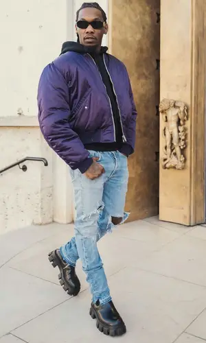 Offset wearing Rick Owens other