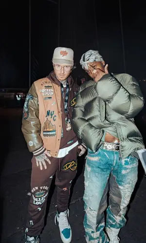 ASAP Rocky wearing Rick Owens boots