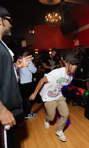 Pressa wearing Fear of God pants