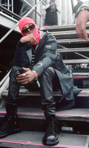 TheHxliday wearing Alexander McQueen boots