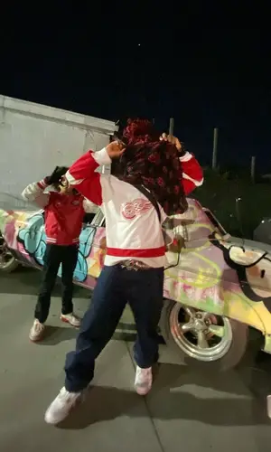 Tana wearing Ed Hardy jeans
