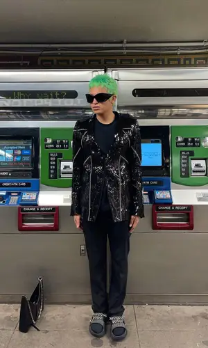 Gab3 wearing Givenchy bag