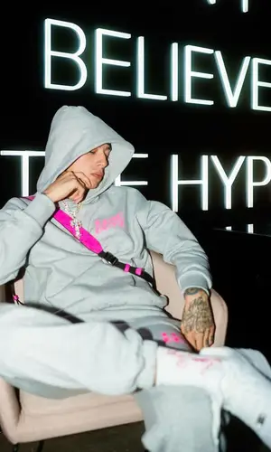 Central Cee wearing Limo Boyz hoody