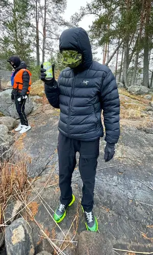 Obladaet’s Outfit in Arc'teryx Jacket, Nike Hat & Matthew Williams (2021)