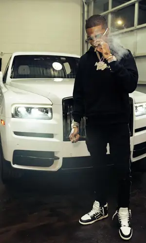 TJ Porter wearing Amiri jeans