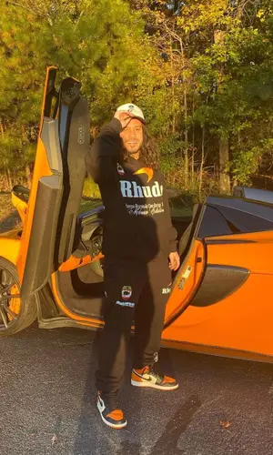 Russ wearing Daniel Ricciardo Merch cap