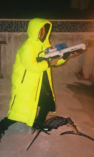 Smokepurpp’s Outfit in Philipp Plein Jacket, Rick Owens Trousers & Balenciaga Sneakers (2021)