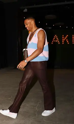 Russell Westbrook wearing Nike sneakers