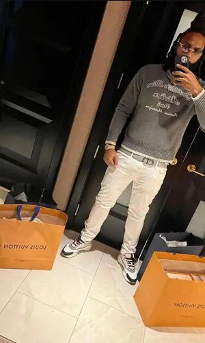 Money Man wearing Dior sneakers