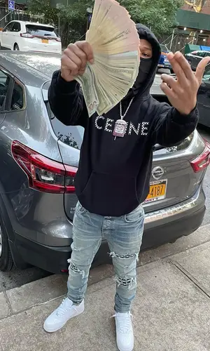 B Lovee wearing Celine hoody