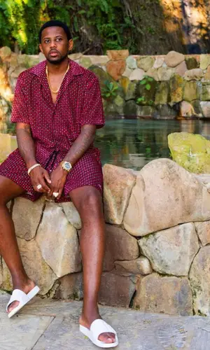 Fabolous wearing Amiri sandal