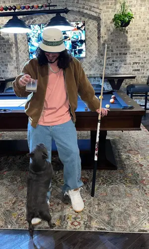 Russ wearing Levi’s jeans