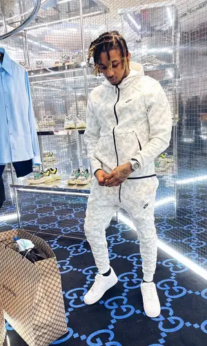 DDG wearing Nike hoody