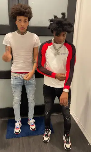 Backstreet TK wearing B.B. Simon belt