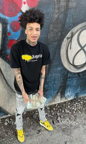 Backstreet TK wearing Louis Vuitton belt