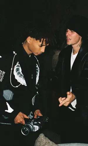 Jaden Smith wearing MSFTSrep pants