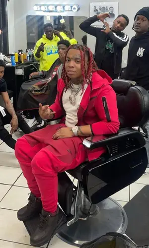 Lil Gotit wearing Nike hoody