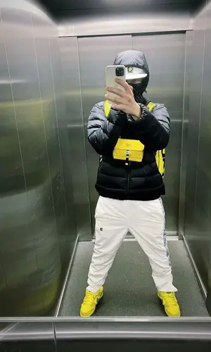 Obladaet’s Outfit in Arc'teryx Jacket, Prada Bag & Nike Cap (2021)