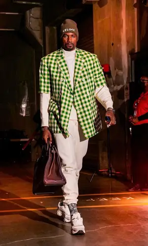 Serge Ibaka wearing Twenty pants