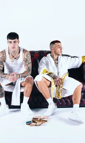Sfera Ebbasta wearing Versace other