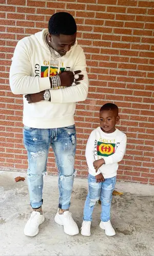 Bankroll Freddie wearing Gucci sock