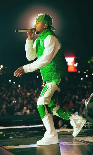 Ozuna wearing Louis Vuitton cap