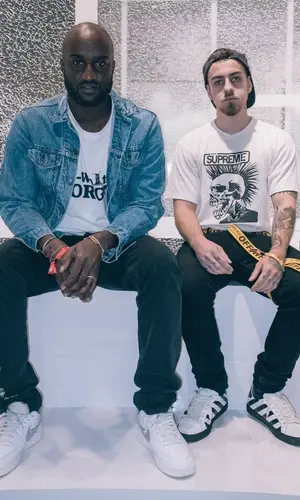 Global Dan wearing Supreme t-shirt