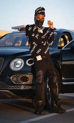 Funny Mike wearing Balenciaga sweatshirt