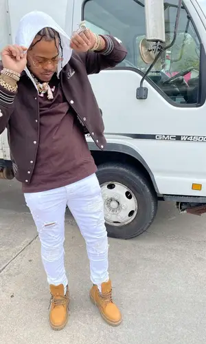 Sosamann wearing Amiri jacket