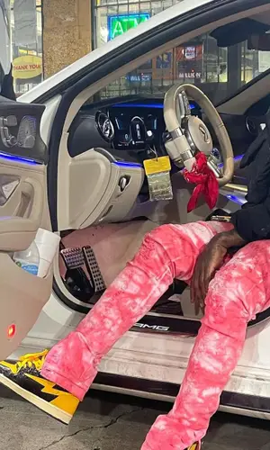 Sauce Walka wearing Valabasas jeans