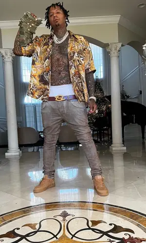 Moneybagg Yo wearing Calvin Klein underwear