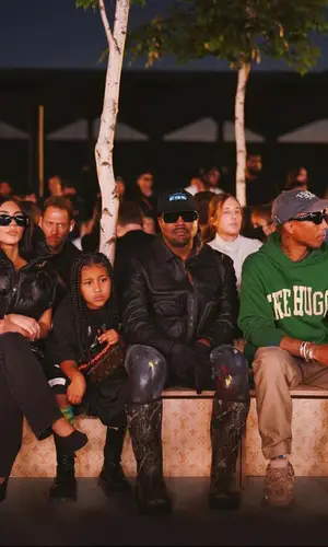 Pharrell Williams wearing Cactus Plant Flea Market hoody