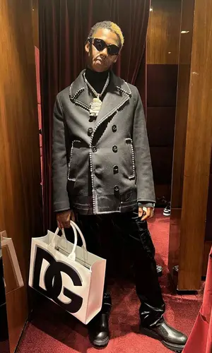 Famous Dex wearing Dolce & Gabbana bag