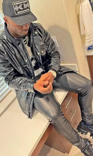 Deebo Samuel wearing Chrome Hearts cap