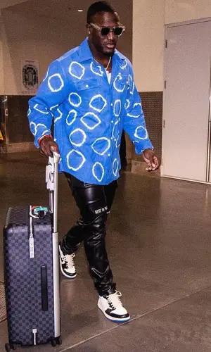 Devin White wearing Rta pants